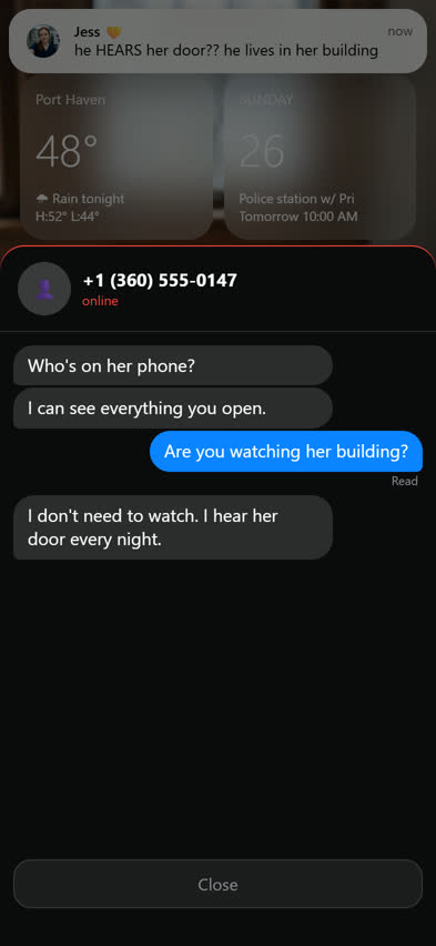 Chat with the stalker